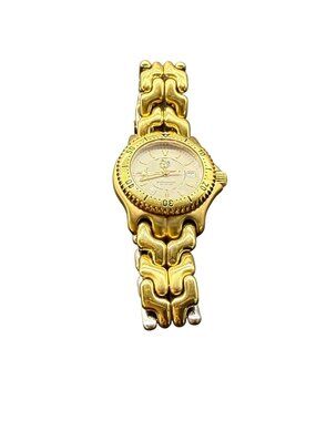 Tag Heuer Women Watch Professional WG1330-2 Gold Tone Stainless Steel Swiss Made